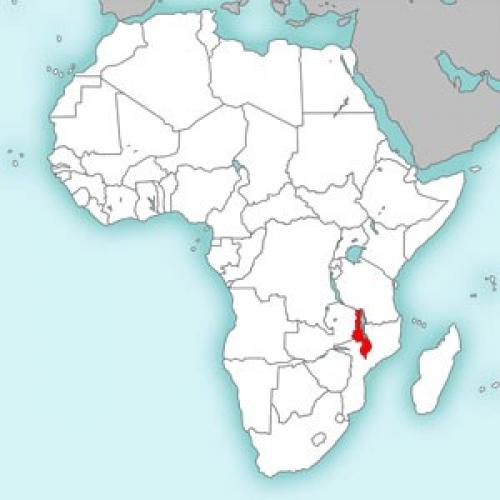 Karte Afrika Malawi