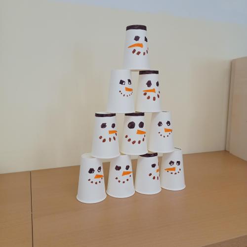 Fasching Becherwerfen